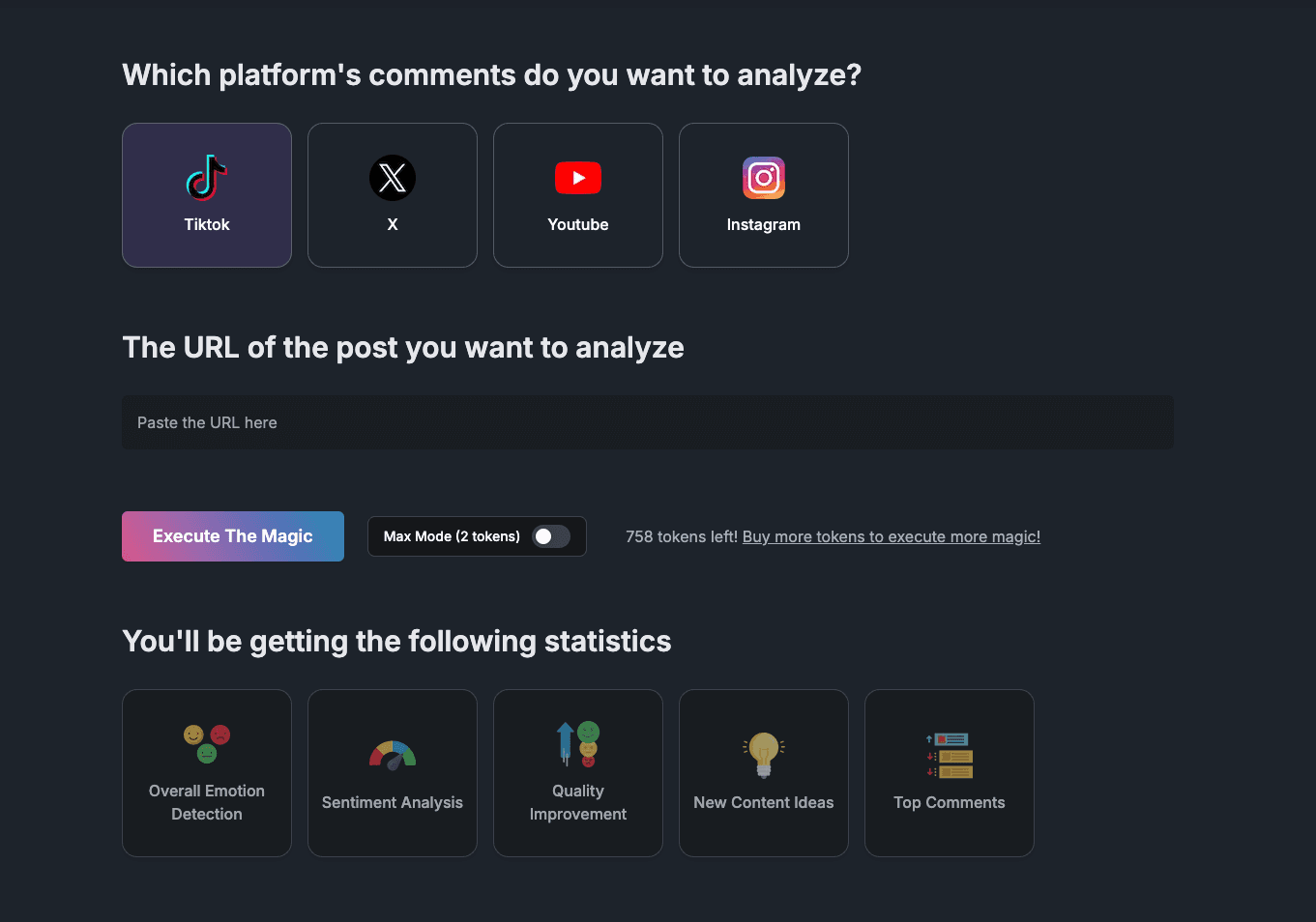 AI-Powered Comment Analysis Dashboard